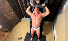 Bondaged Hunk Braden Charron Got Tickled By Dan Edwards