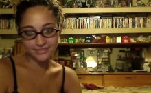 Nerdy Teen Gets Fucked In High Heels On Webcam