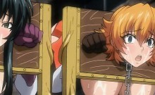 Caught And Chained Hentai Babes Gets Brutally Gangbanged