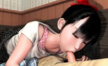 Shy Animated Teenie Gets Cunt Rubbed