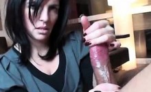 First BBC for goth slut