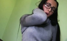 Czech Babe With Glasses Shows Off Ass And Fucked For Cash