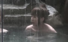 Japanese Lesbians Bathing