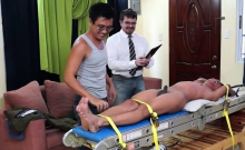 Asian Boy Alex Bound and Tickled