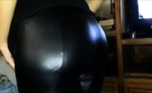 Leggins Legins Lycra Spandex Shiny Tight 1