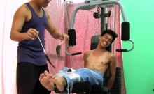 Asian Boy Argie Bound and Tickled