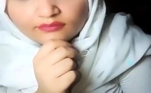 Amazing filthy hijab livestream