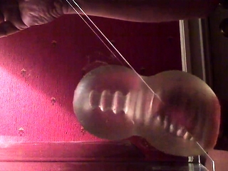 Daddy cum huge and moaning