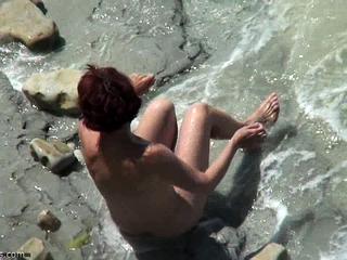 Greek beach voyeur