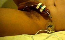 Urethral sounding precum and cum