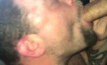 Girl Films Boyfriend Choking On A Big Cock At Gloryhole