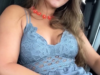 Public masturbation and outdoor dildo