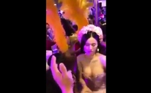 Chinese Charity Boobs Squeeze