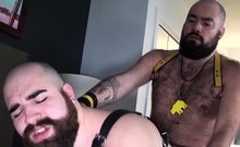 HAIRYANDRAW Bearsilien Raw Bangs Bearded Hunk After BJ