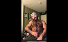 Hairy Lumberjack Shows Off His Cock ( No Cum )