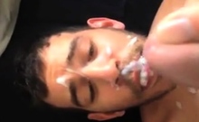 Arab Boy Take The Full Load Of Daddys Cum..