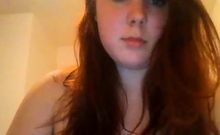Big Butt White Girl Spreads Her Fat Ass