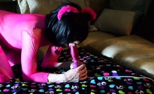Sissy Kitten Alone With New Toy