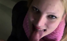 Self-filmed Quickie In The Kitty Blair Parking Garage