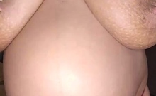 Chubby Brunette Big Boobs Dildo Masturbation