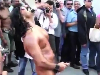 Public Masturbators Outdoor Hunk Action