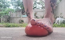 Long Foot Fetish Clips At Great Amateur Trampling Collection