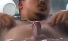 Japanese Sauna Bears Cum Together