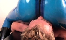 Latex Fetish Blowjob Ass Play In Hot Sex Video
