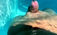 Swimming Pool Masturbation Hands Free Orgasm