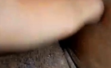 Dildo and pussy close up masturbation