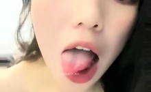 Blonde tight pussy babe solo toy fun in glamour masturbation