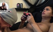Blonde and big tits busty codi carmichael riding