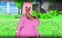Foxy 3D Superwoman bounces up and down on a cock