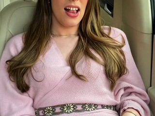 Shemale strip and masturbation outdoor