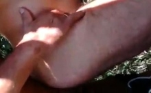 Big-Cock Daddy Loves Foreskin Outdoors