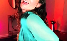 Hottest brunette solo webcam masturbation 2