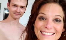 Big boobs milf masturbates with her dildo
