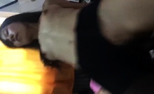 Asian small tit girl masturbating