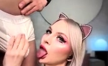 Amateur Blonde Blowjob CIM