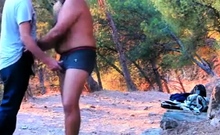 Bareback Orgy Outdoors