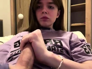 Amateur Solo Shemale Masturbation