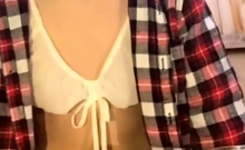 Super cutie has outdoor sunrise enema breakfast