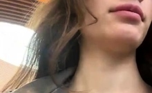 Shy_priincess masturbates in public toilet