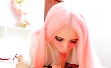 Teen Babe Pounces on Cock for Amateur Cumshot