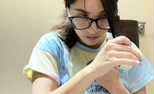 Brunette Solo Webcam Masturbation