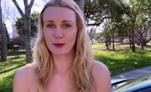 Public nude girl