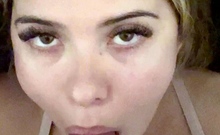 Amateur Blond Give Nice POV Blowjob