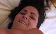 Tight ass brunette amateur Angel Hott