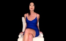 Hottest brunette solo webcam masturbation 2