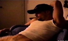 Handsome stud gave blowjob to gay